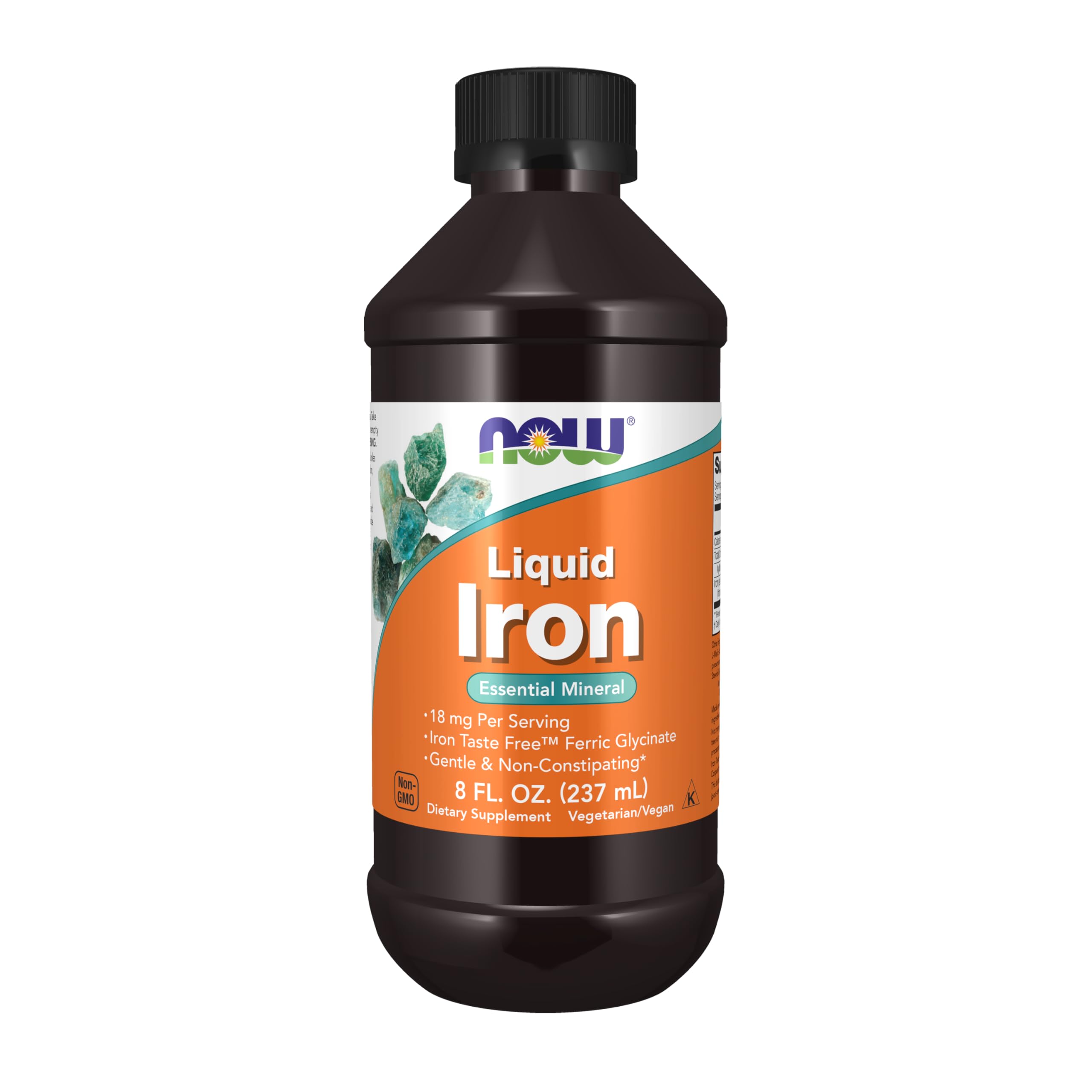 Now Foods - Iron Liquid 18 Mg. 8 Oz.