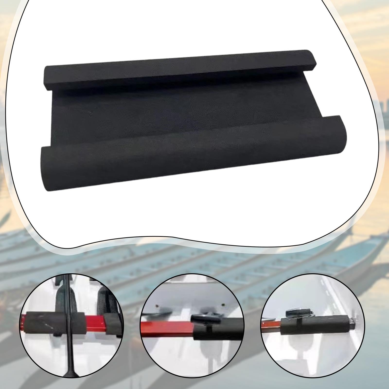 Gralara Cuscino per Sedile Dragon Boat Antiurto, Cuscino Antiscivolo per Sedile Dragon Boat, vogatori ad Acqua