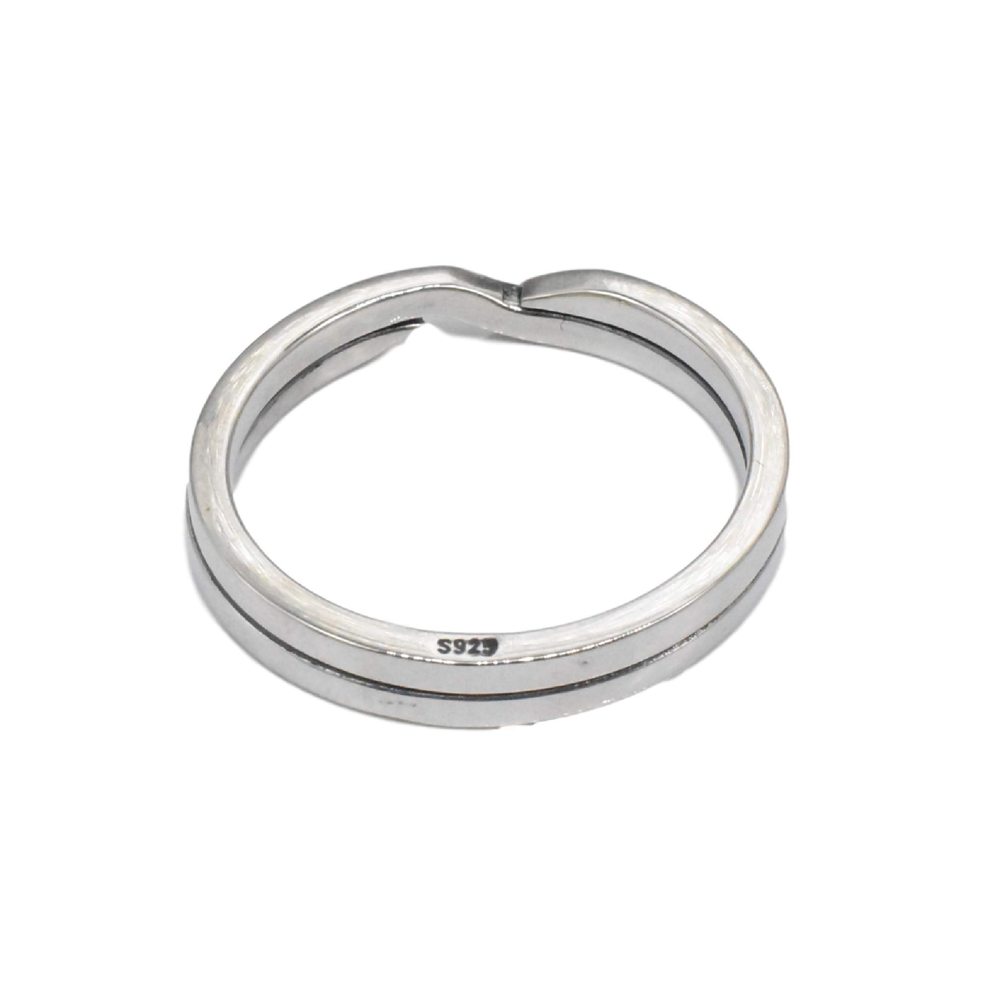 Spaltring aus Sterlingsilber, 925er Silber, Spaltring, 30 mm Spaltring, 30 mm Schlüsselring, ideal für Schlüsselanhänger