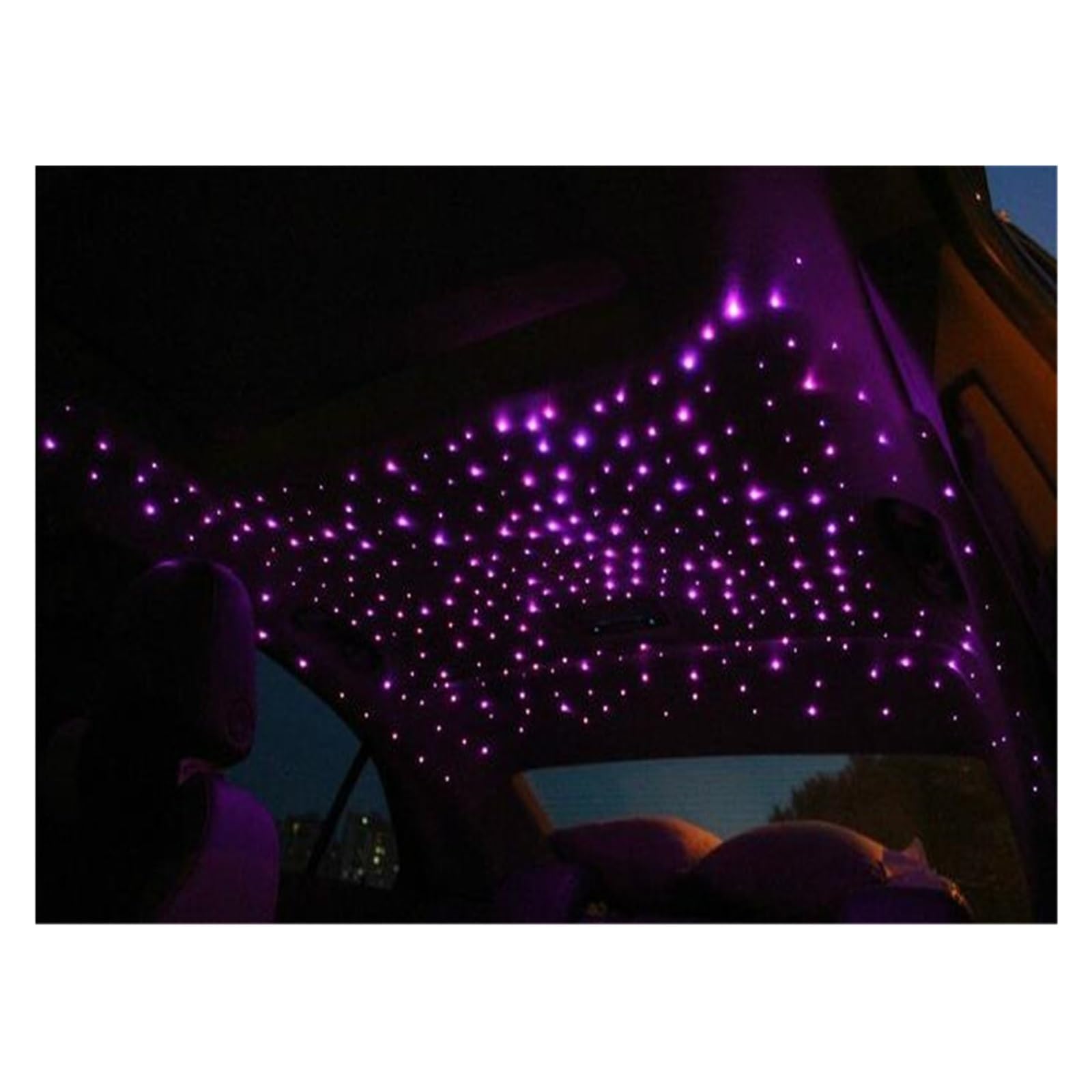 Accessoires De Pavillon à éClairage éToilé pour Vo Voiture 12V 200 X RVB LED Fibre Optique Star Plafonnier Kit Twinkle Télécommande