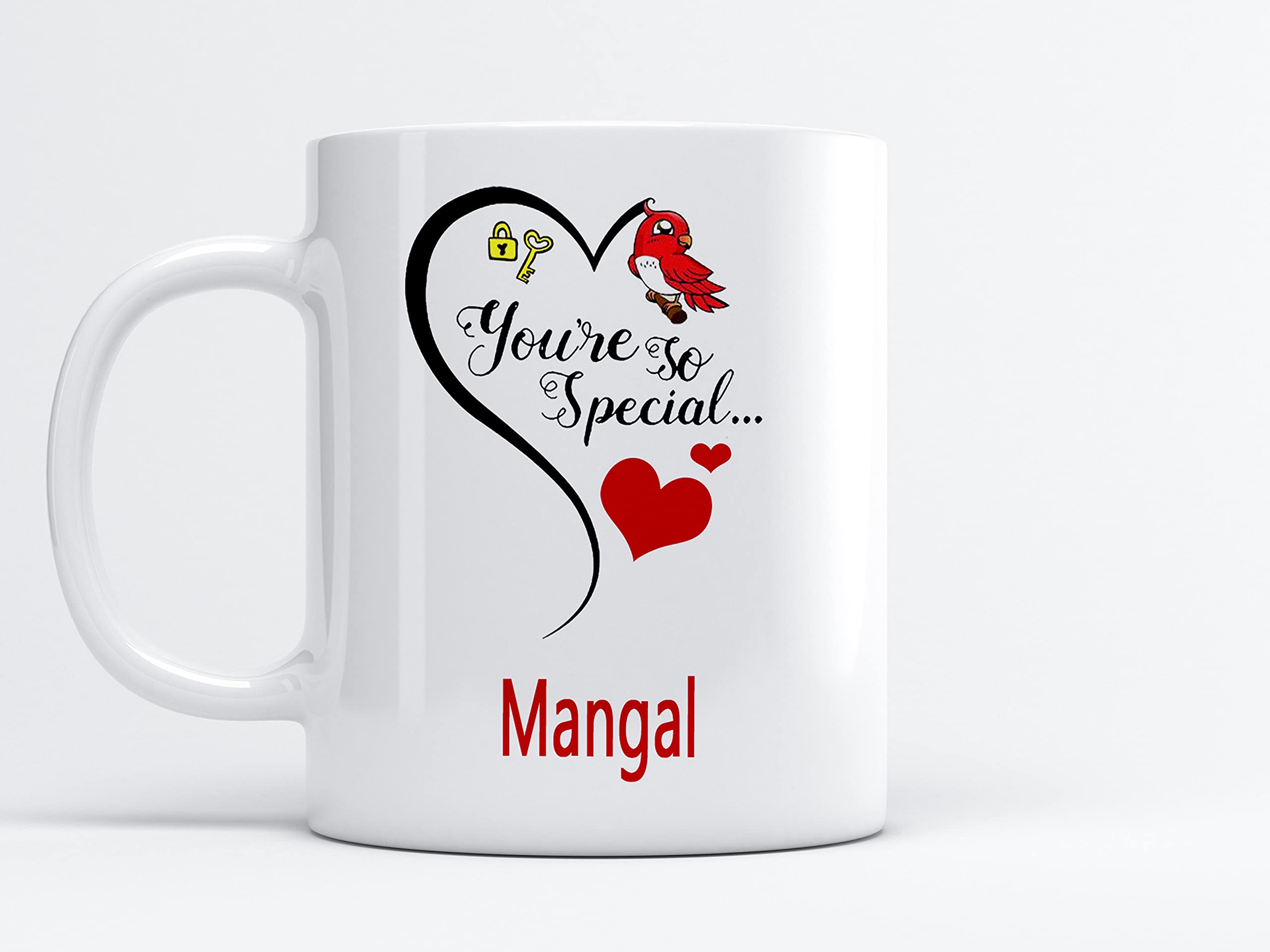 MM9E You are So Special Mangal Printed Mug , I Love You Mangal , Mangal Name Mug ,Valentine's Day ,Happy Birthday Gift , Rakhi Mug , Husband, Brother ,Ceramic Coffee Mug 325ml