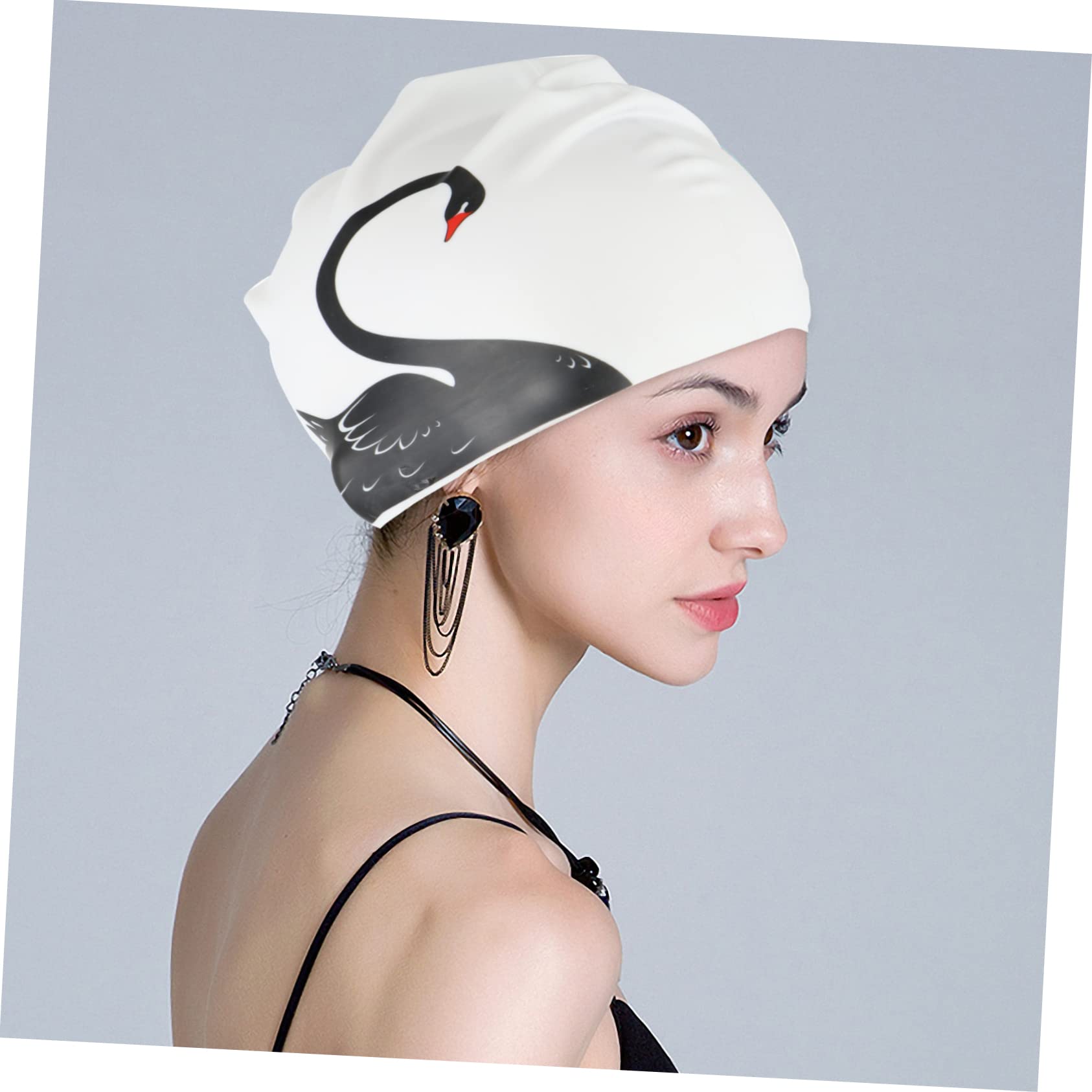 Abaodam 2pezzi Cuffia Da in Silicone Design Cuffia Da Femminile Flessibile Per Donna