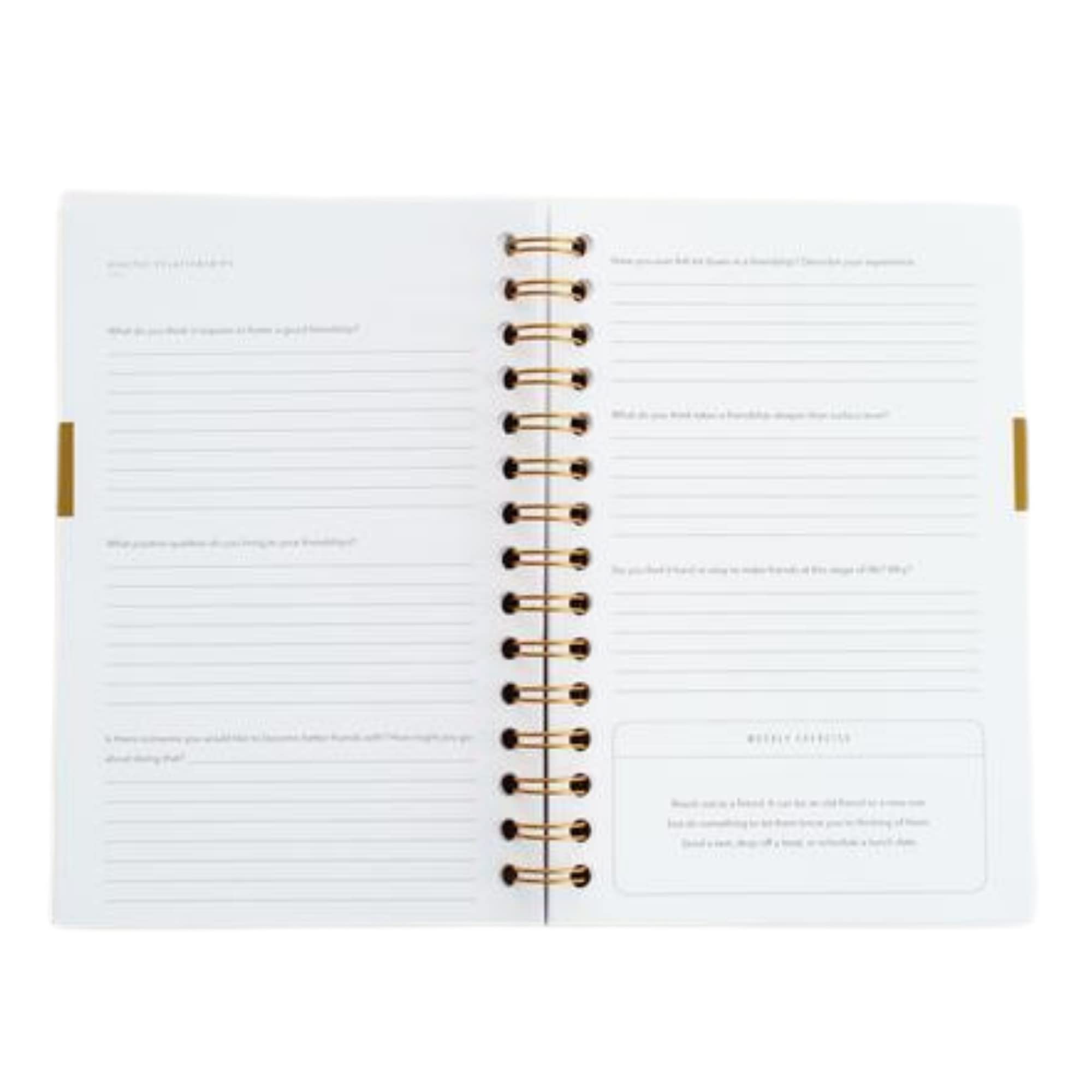 Promptly Journals, A Self-Love Journal: 52 Weeks of Affirmation (Wildflower, Linen/Leatherette) | Self-Care Journal | Stress Relief Journal | Wellness Journal for Women