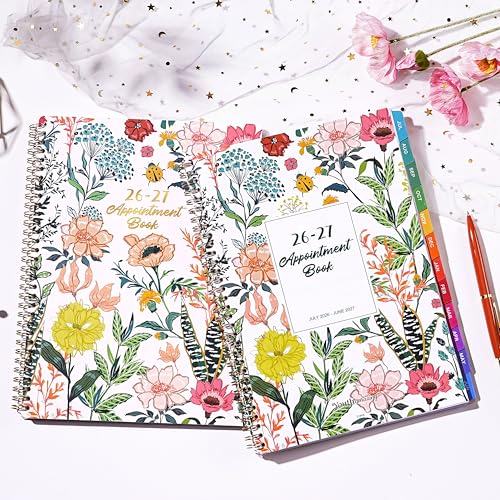2026-2027 Appointment Book/Planner - 2026-2027 Daily Hourly Planner, Jul 2026 - Jun 2027, Weekly Appointment Book, 8.5" x 11", 30-Minute Interval, Lay-Flat, Ample Space with Notes ＆ To-Do Lists — view 2