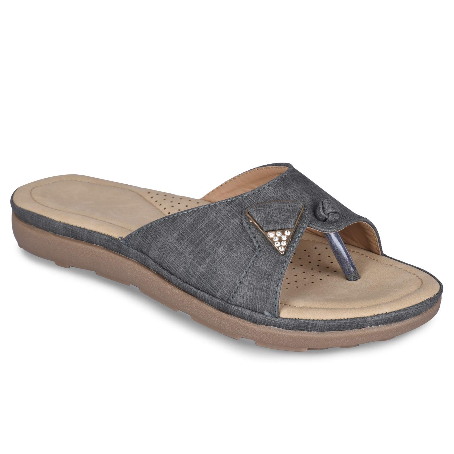 Adjoin StepsWomen's Artificial Leather Comfort Collection Flats (w190)