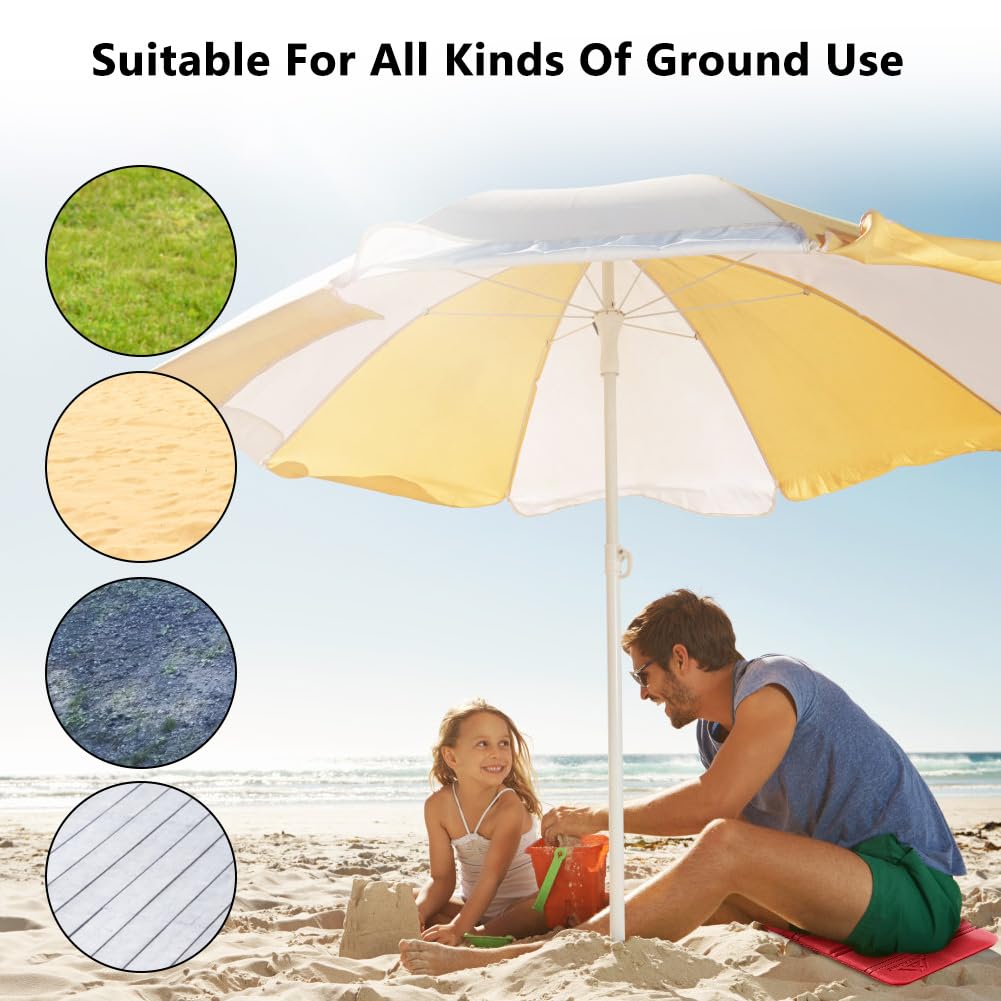Flintronic 2 Pack-Black+Red Folding Foam Sit Mat, Camping Seat Pad Portable Waterproof - Image 4