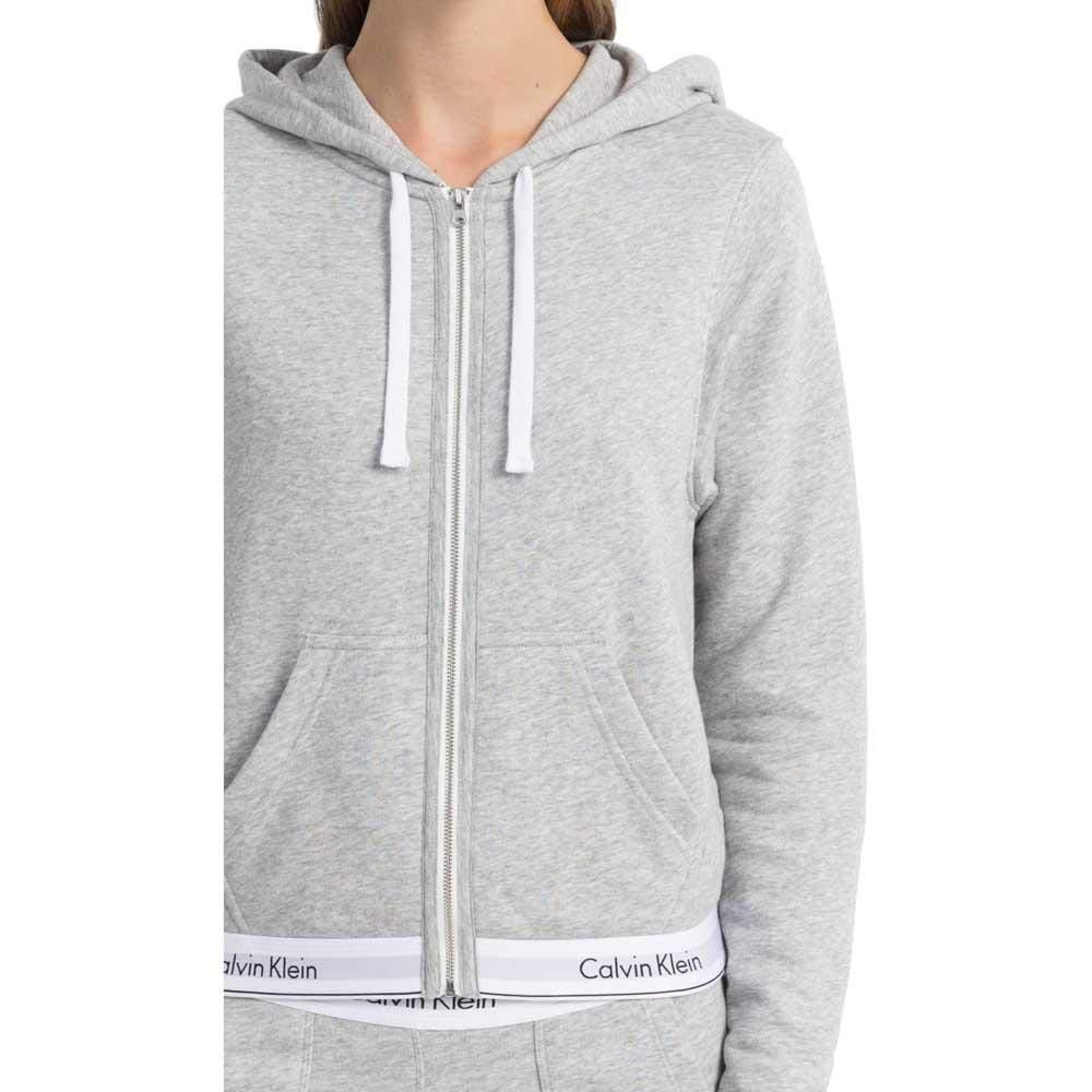 Calvin Klein Damen Top Hoodie Full Zip Kapuzenpullover (1er Pack)