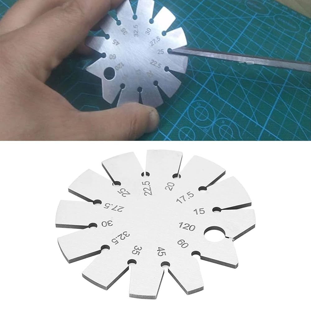 MAKLE Stainless Steel Bevel Gauge Angle Protractor Range 15 Degree-120 Degree Degree Gage Tools Tool I.1322637100