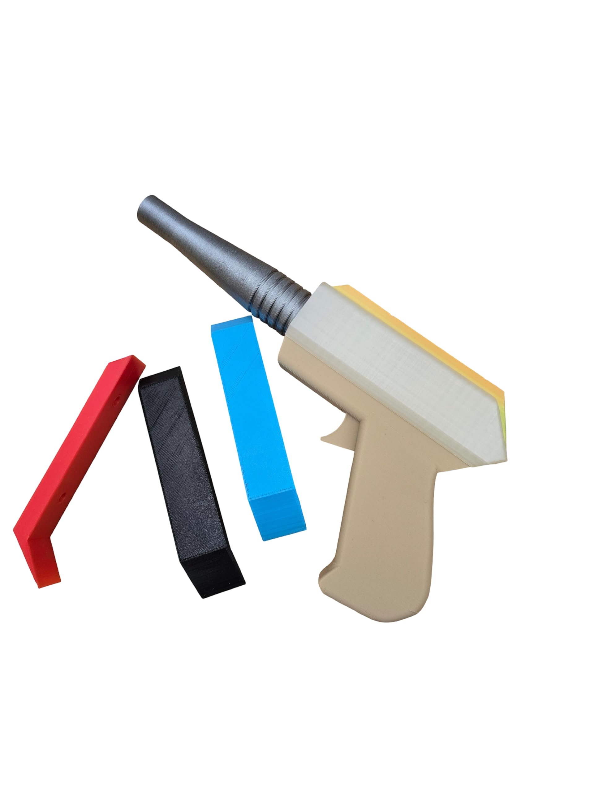 Captain Scarlet Spectrum Style Prop – 3D Printed Fan-Made Display Model for Cosplay or Decoration (Red, Blue, Rainbow, Black or All 4 Colours Set) (rainbow)