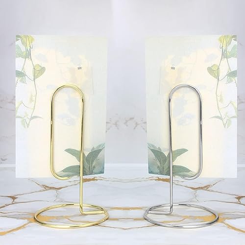 Miniatura 6 de Soporte para notas de escritorio, 4 piezas de clip de papel de escritorio jumbo, soporte para tarjetas de mesa, soporte de oficina, soporte de