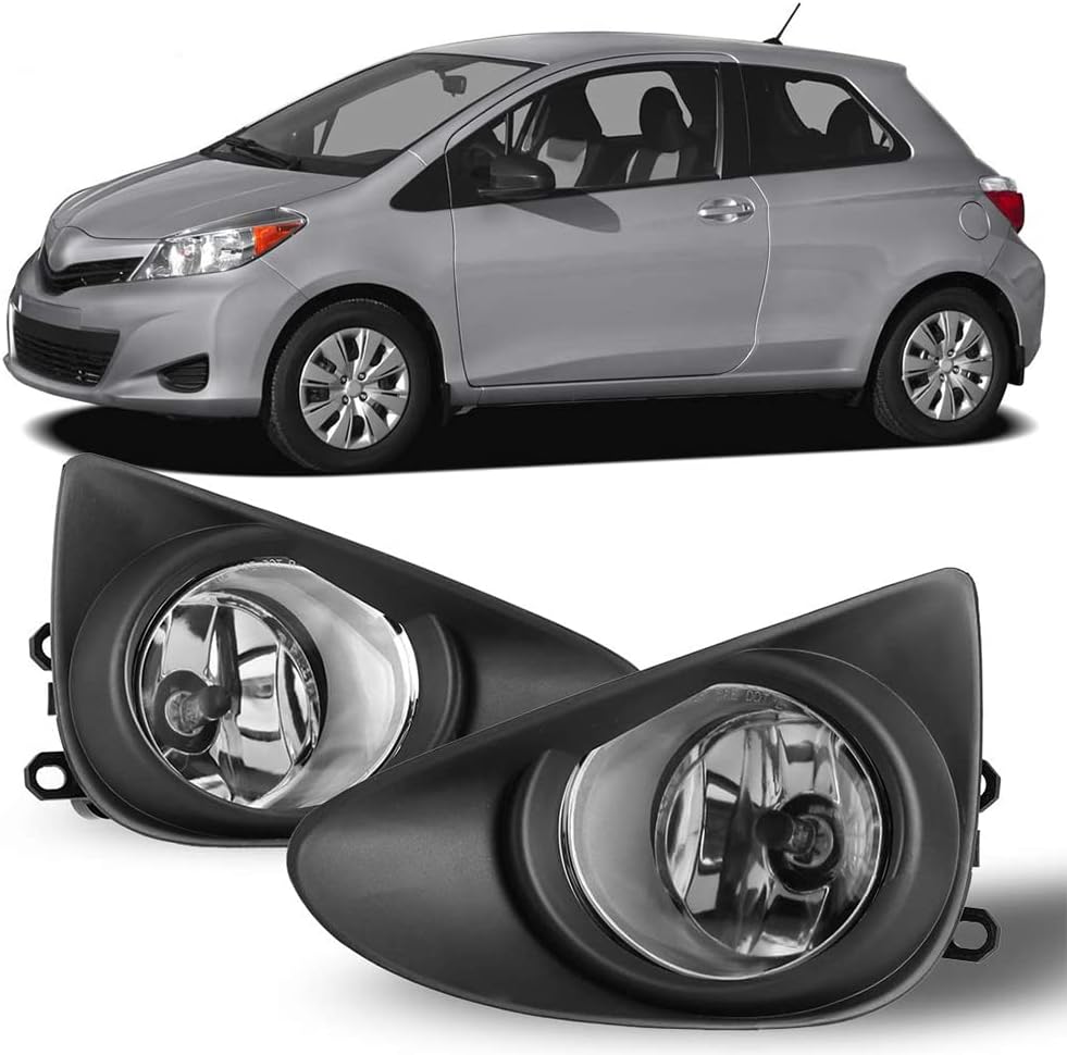Winjet Compatible with [2012 2013 2014 Toyota Yaris Hatchback] Driving Fog Lights + Switch + Wiring Kit
