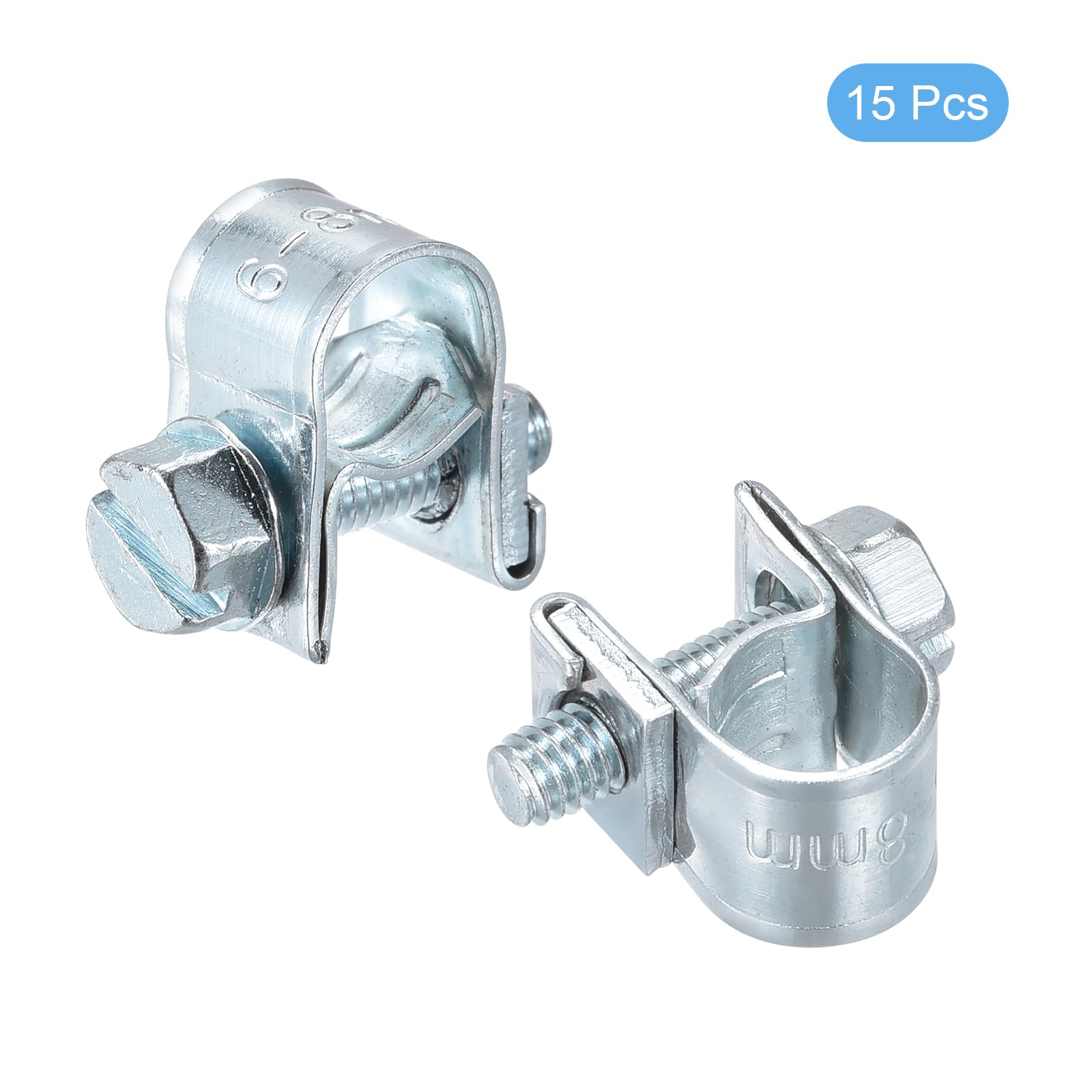 LEONTOOL 10er Set Edelstahl-Schlauchschellen – 13–15 Mm, Verstellbar, Für Kraftstoffleitungen