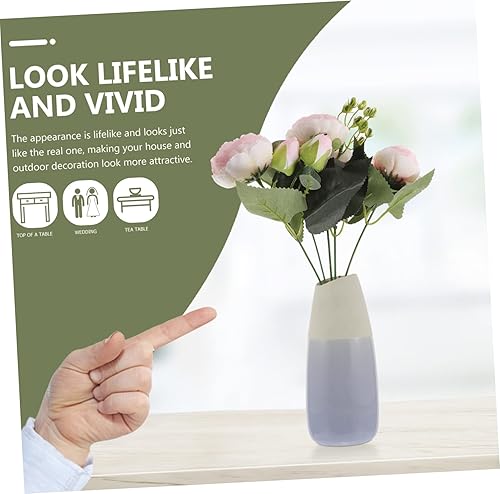 Miniatura 3 de Garneck 2pcs Artificial Peony Bouquet Bouquets for Wedding Bouquet for Bride Wedding Flowers Decor Peonies Flowers Artificial Pampas Grass Peony