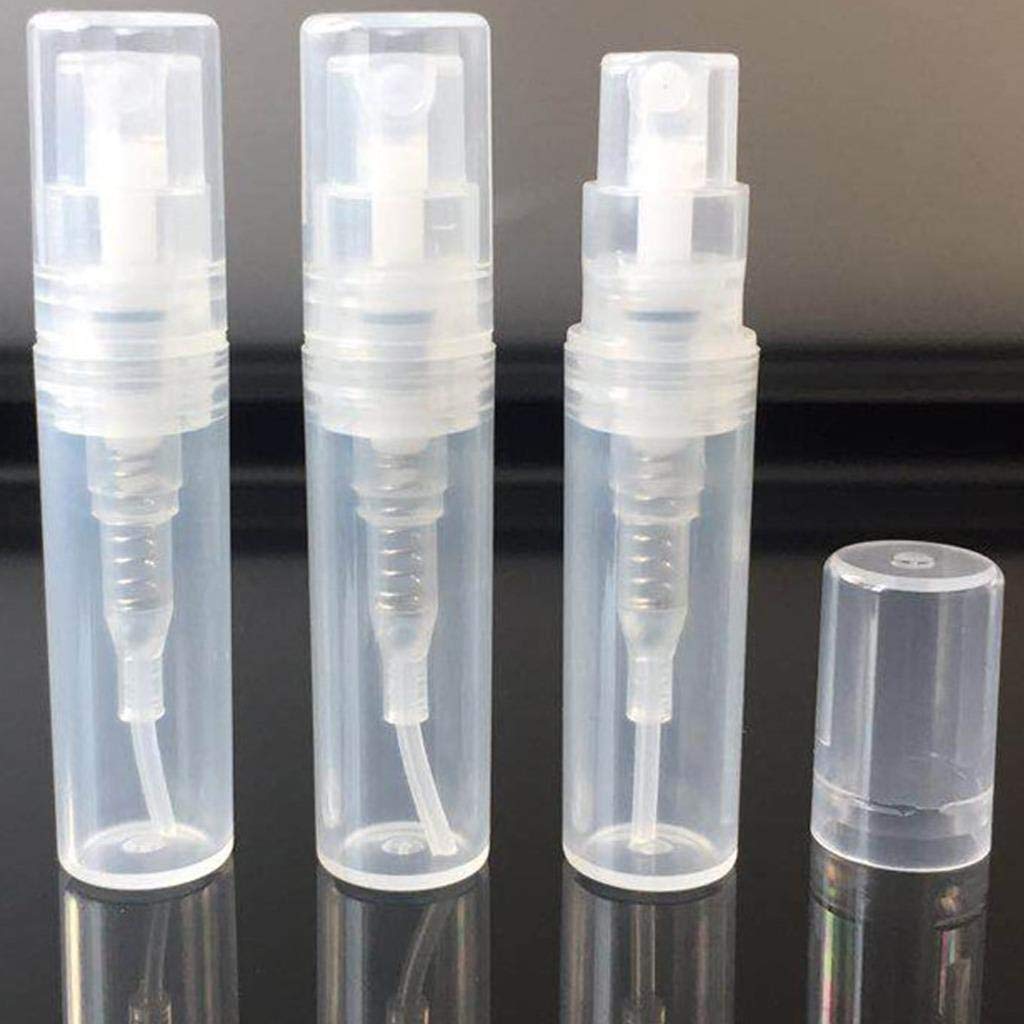 250 Pcs Mini Clear Spray Bottle Atomizer Sprayer Plastic Bottle Spray Refillable Perfume Empty Sample Bottle Tube Mist Spray Bottle for Travel Party Cleaning,Portable Makeup Tool,5ml