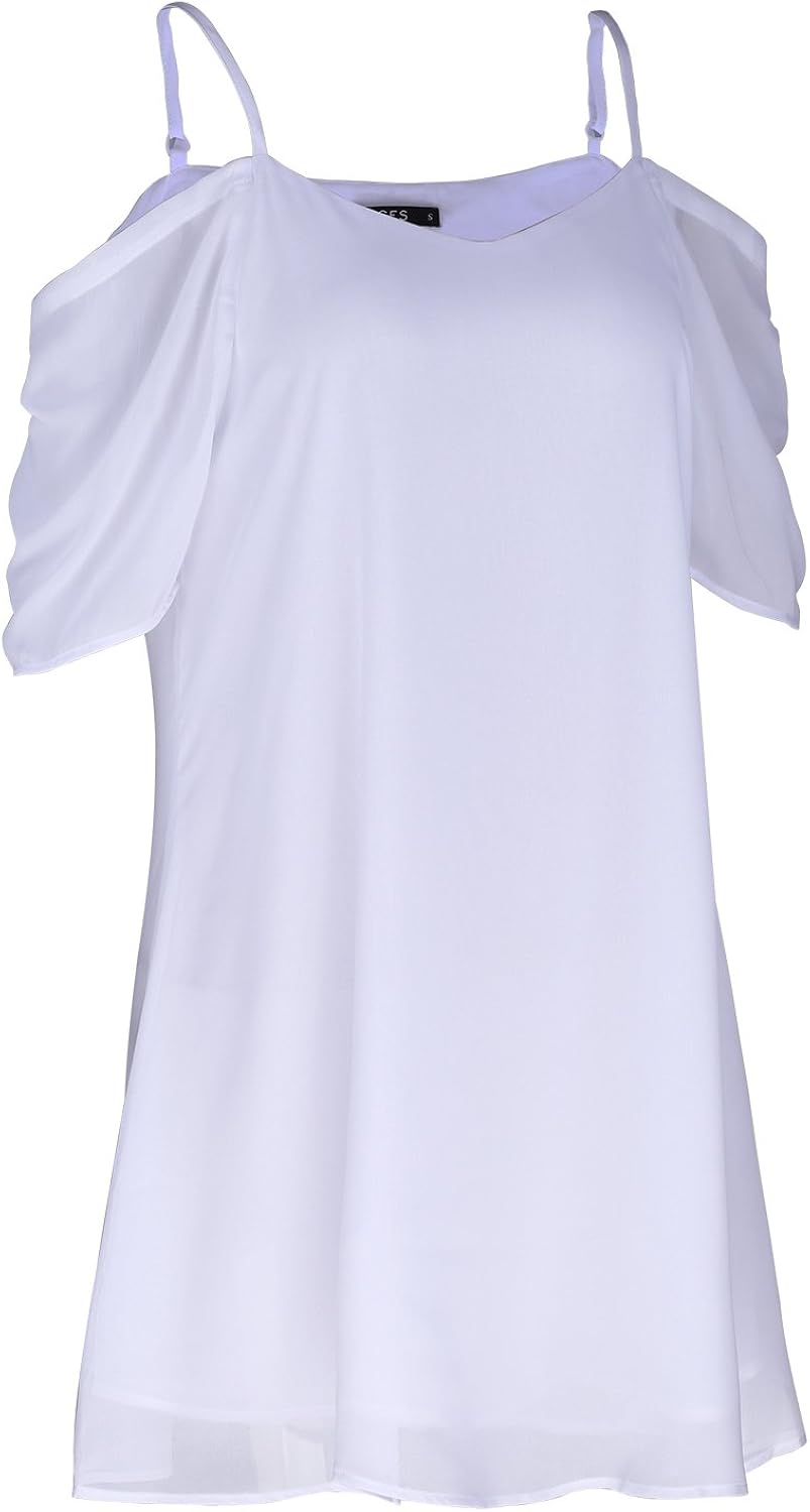 OUGES Women's V Neck Sleeveless Casual Long Maxi Dresses