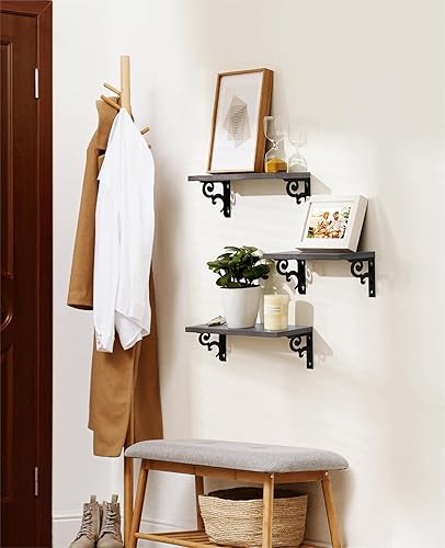 Miniatura 4 de AMADA HOMEFURNISHING Estantes flotantes, estantes de pared para dormitorio, sala de estar, baño, cocina, estante de pared para decoración de pared,