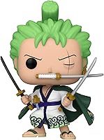 Vista 2 de Funko POP! Animación: One Piece - Roronoa Zoro - Figura de vinilo coleccionable - Idea de regalo - Mercancía oficial - para niños y adultos - Fans
