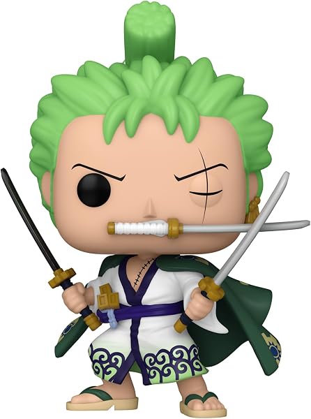 Funko Pop! Animation: One Piece - Roronoa Zoro- Figurine en Vinyle à Collectionner - Idée de Cadeau - Produits Officiels - Jouets pour Les Enfants et Adultes - Anime Fans - 2