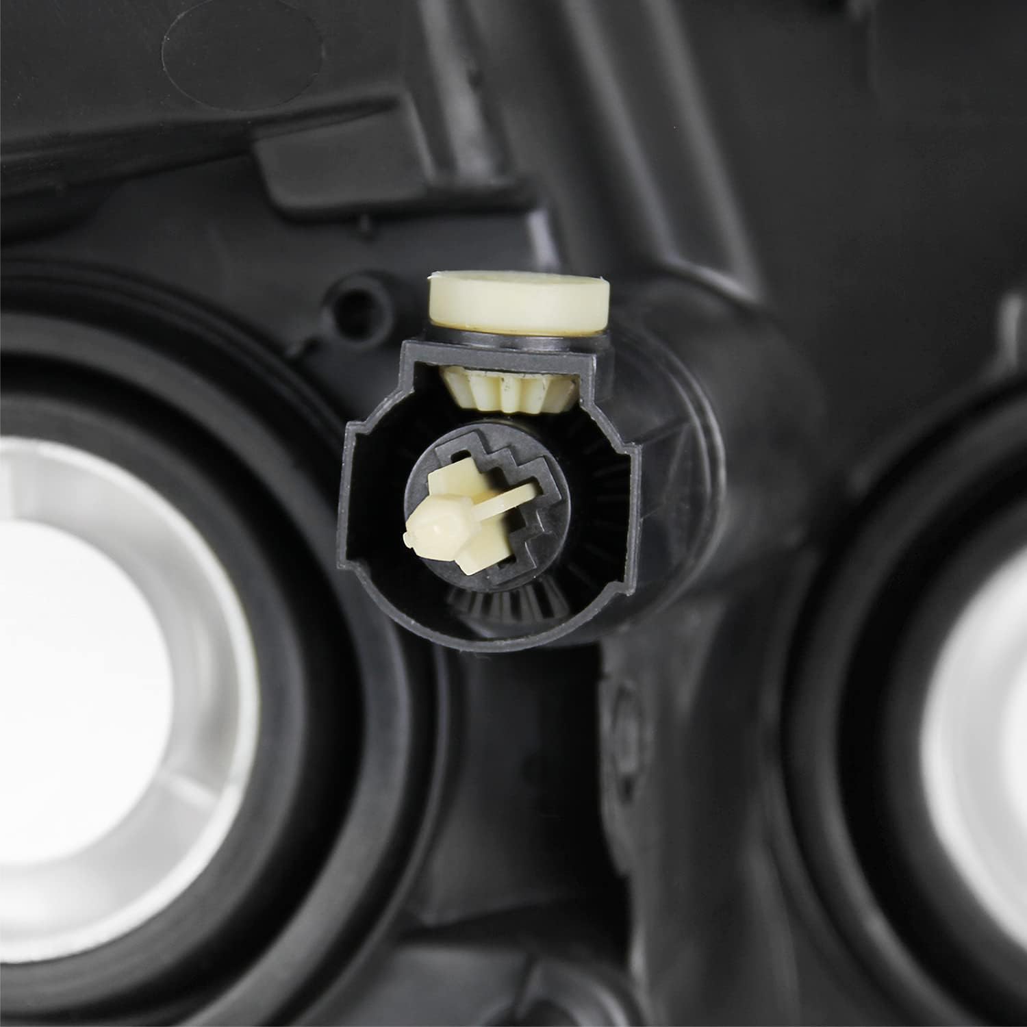 SPEC-D TUNING Smoke Lens Headlights Compatible with 2007-2009 Nissan Altima 4Dr L+R Pair Head Light Lamp Assembly