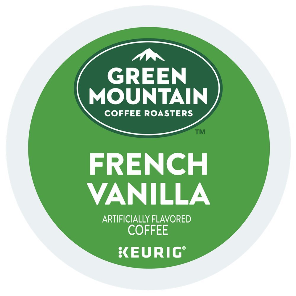 Green Mountain Coffee, French Vanilla, Single-Serve Keurig K-Cup Pods, Light Roast Coffee, 192 Count (8 Boxes of 24 Pods)