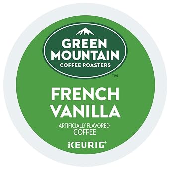 Green Mountain Coffee, French Vanilla, Single-Serve Keurig K-Cup Pods, Light Roast Coffee, 192 Count 8 Boxes of 24 Pods