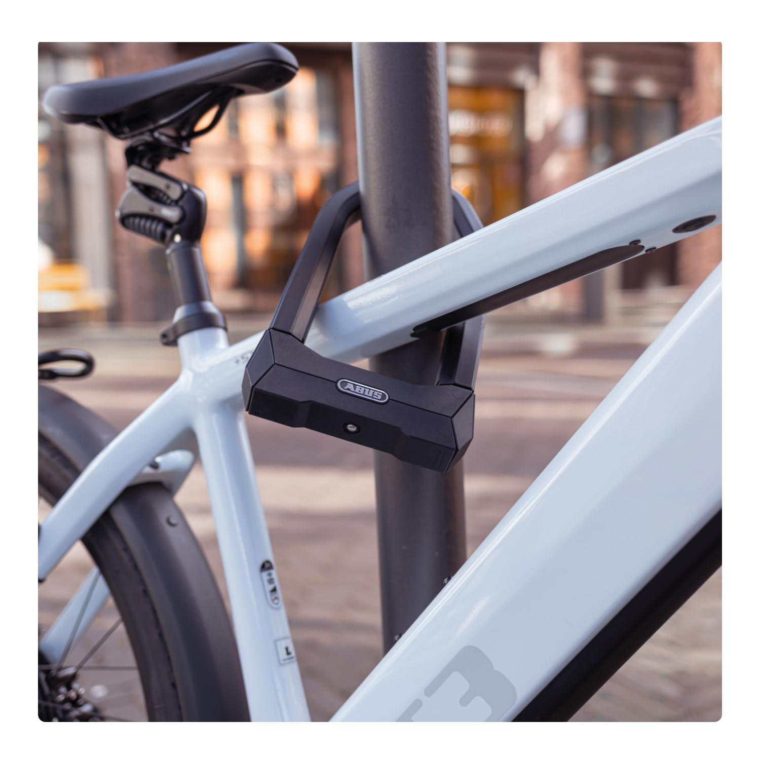 ABUS Bügelschloss Granit Super Extreme 2500/165HB230 - gegen Sägeangriffe mit Winkelschleifern spezialisiertes Fahrradschloss für Fahrrad und E-Bike - Sicherheitslevel 15