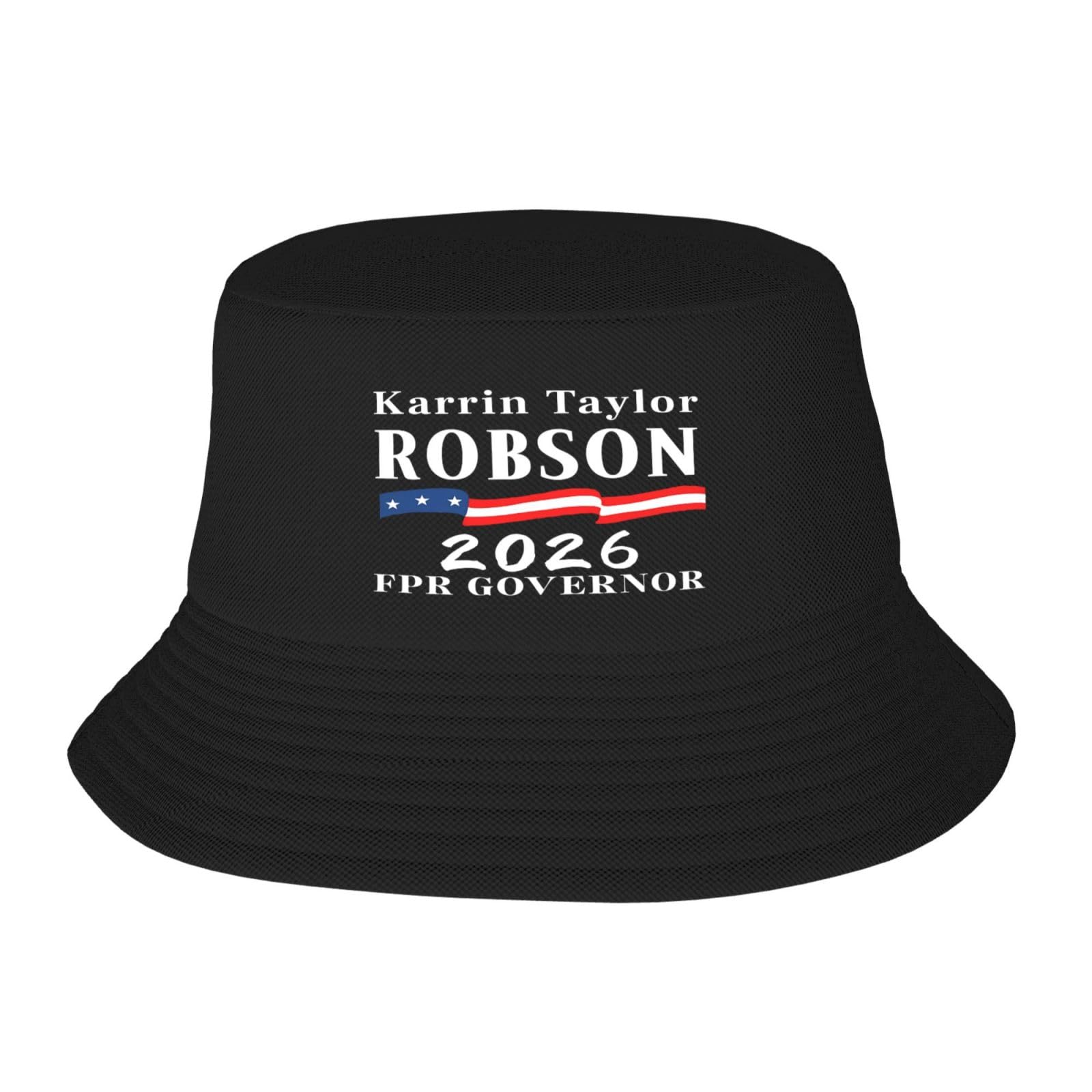 Funny Karrin Taylor Robson Arizona Governor Election 2026 Bucket Hats Unisex Fashion Sun Cap Summer Fisherman Caps Black