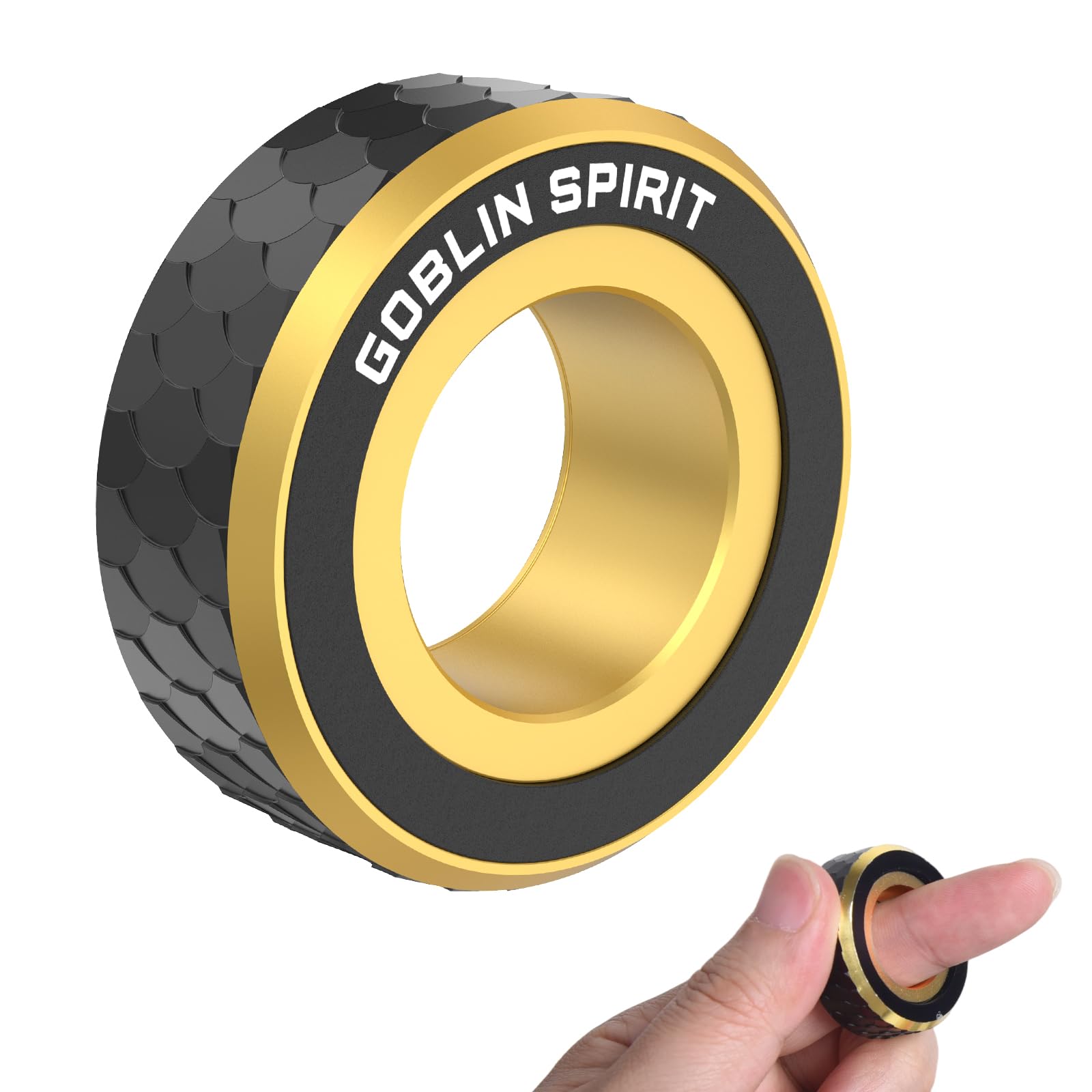 ShanHaiLianMeng Magnetic Fidget Spinner Ring