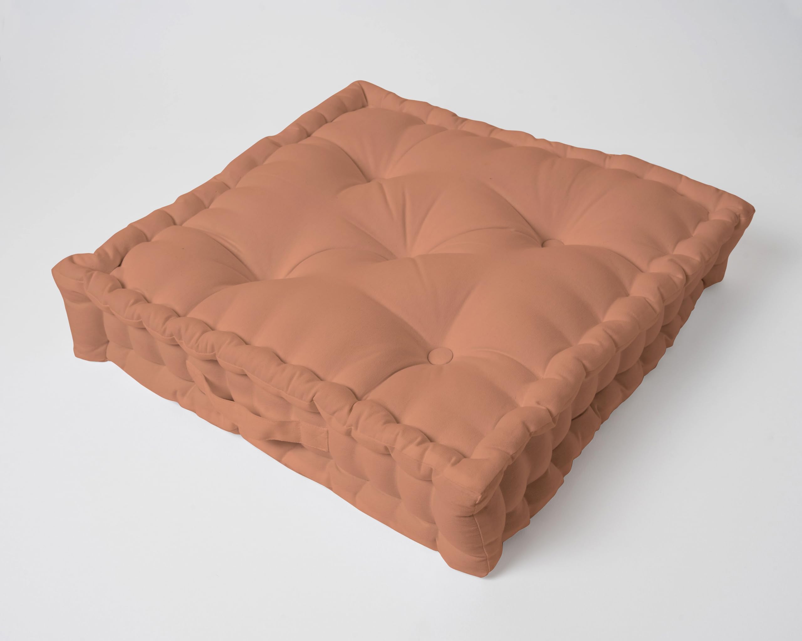 SKANDA FAB Premium Hand-Plotted Cotton Reversible 60 x 60 x 12 CM | Floor Cushion | Floor Cushions Peach Fuzz (Pack of 1) (B0D7HYZ9C8) Amazon Price History, Amazon Price Tracker