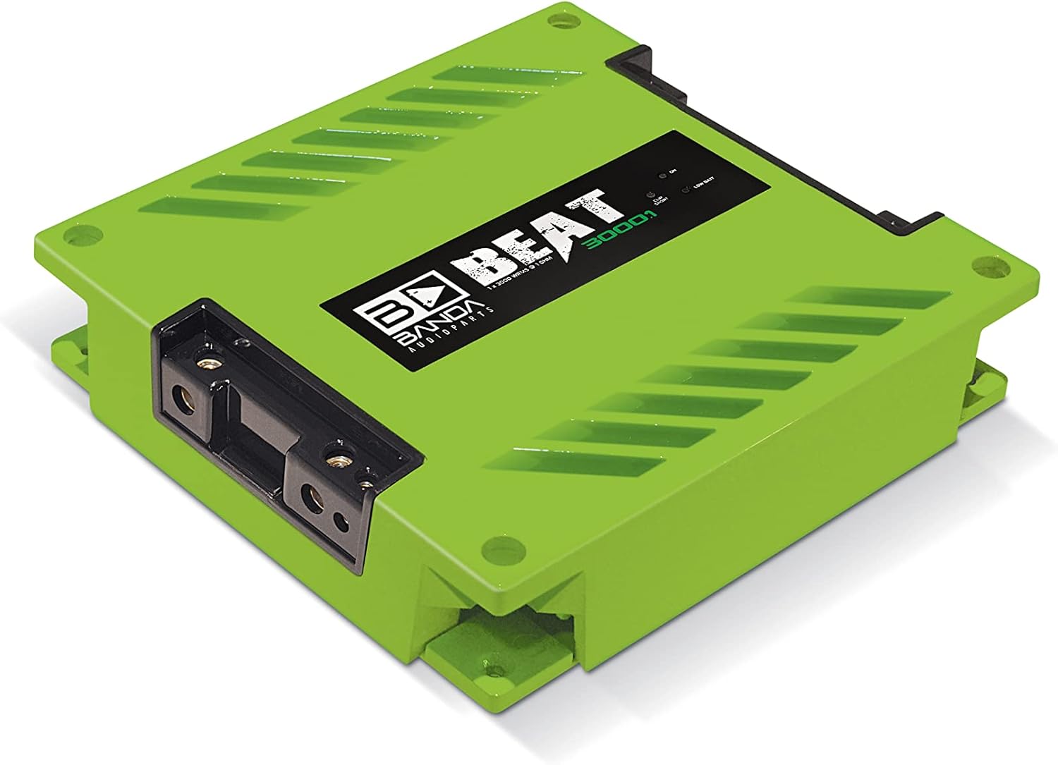 4-Ch. Vehicle Audio Bass Amplifier - 1000 Watts High-Powered Mono Bass Amplifier w/Subsonic Filter & Low Pass Filter Stable at 2 ohm, LED Indicators, Sound Specialization, Red