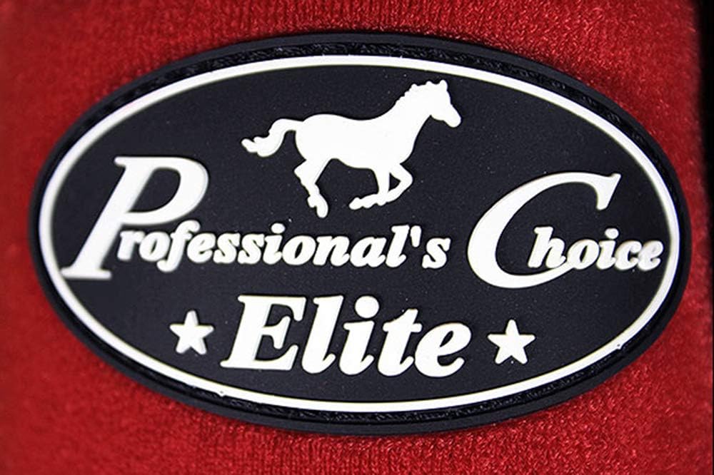 Professionals Choice Equine Sports Medicine Ventech Elite Front Leg Boot, Pair (Small, Crimson Red)