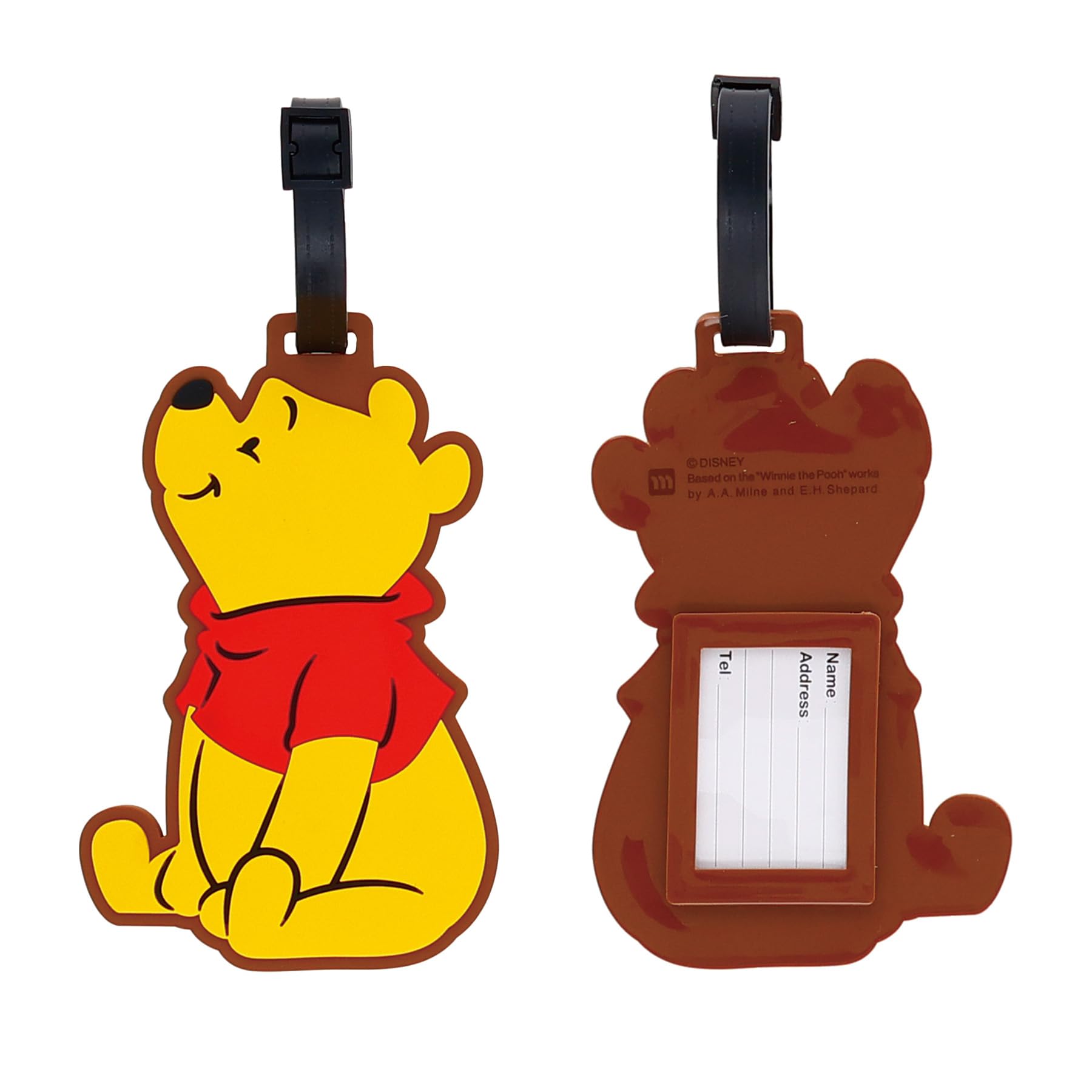 Amazon.co.jp: 丸眞 ネームタグ ディズニー くまのプーさん プー 