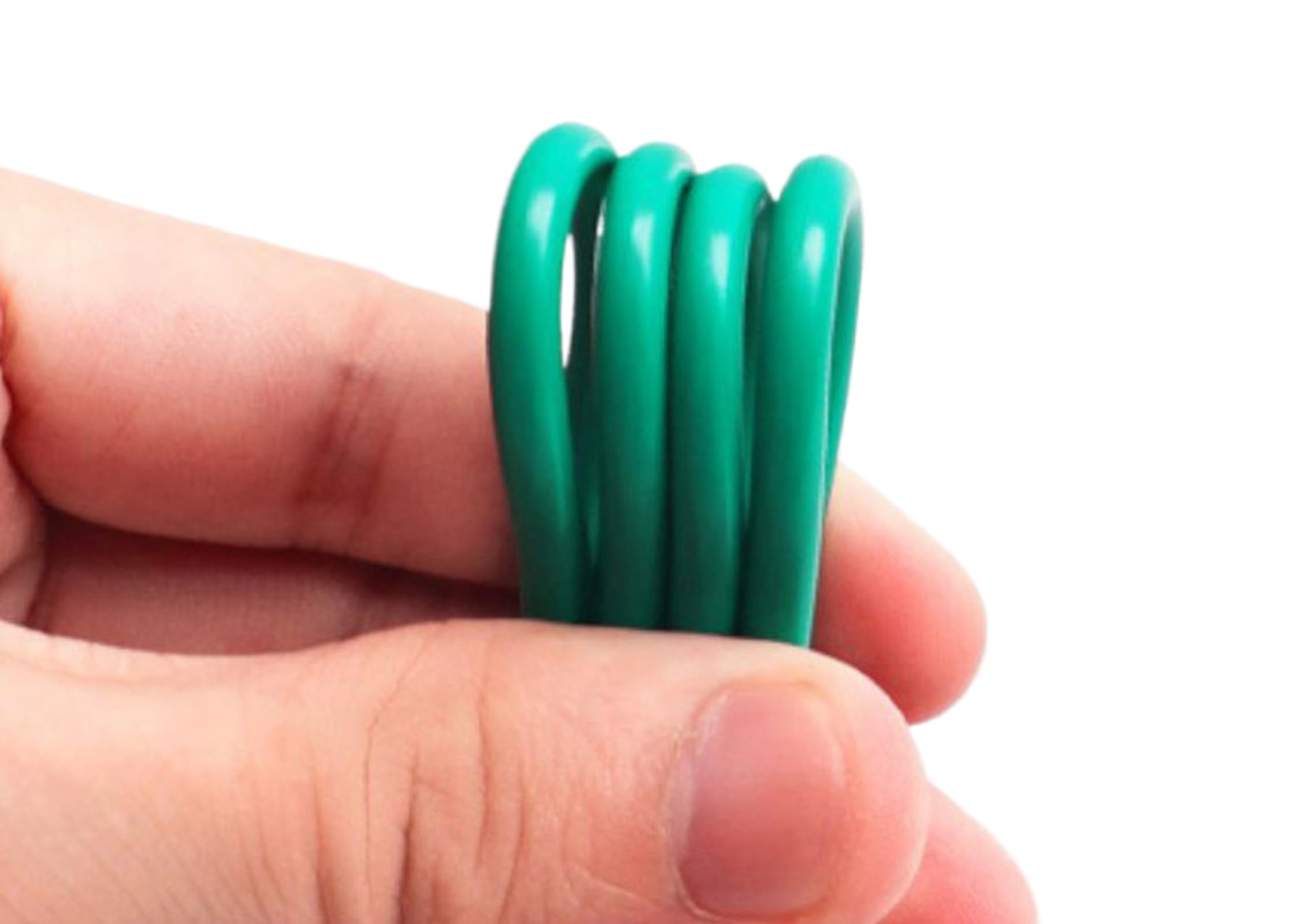 O-ring, O-ring in gomma, O-ring in gomma al fluoro da 5 pezzi, diametro esterno 58,1 mm, diametro interno 54,5 mm, larghezza 1,8 mm, guarnizione di tenuta for impianti idraulici di macchinari, verde(5