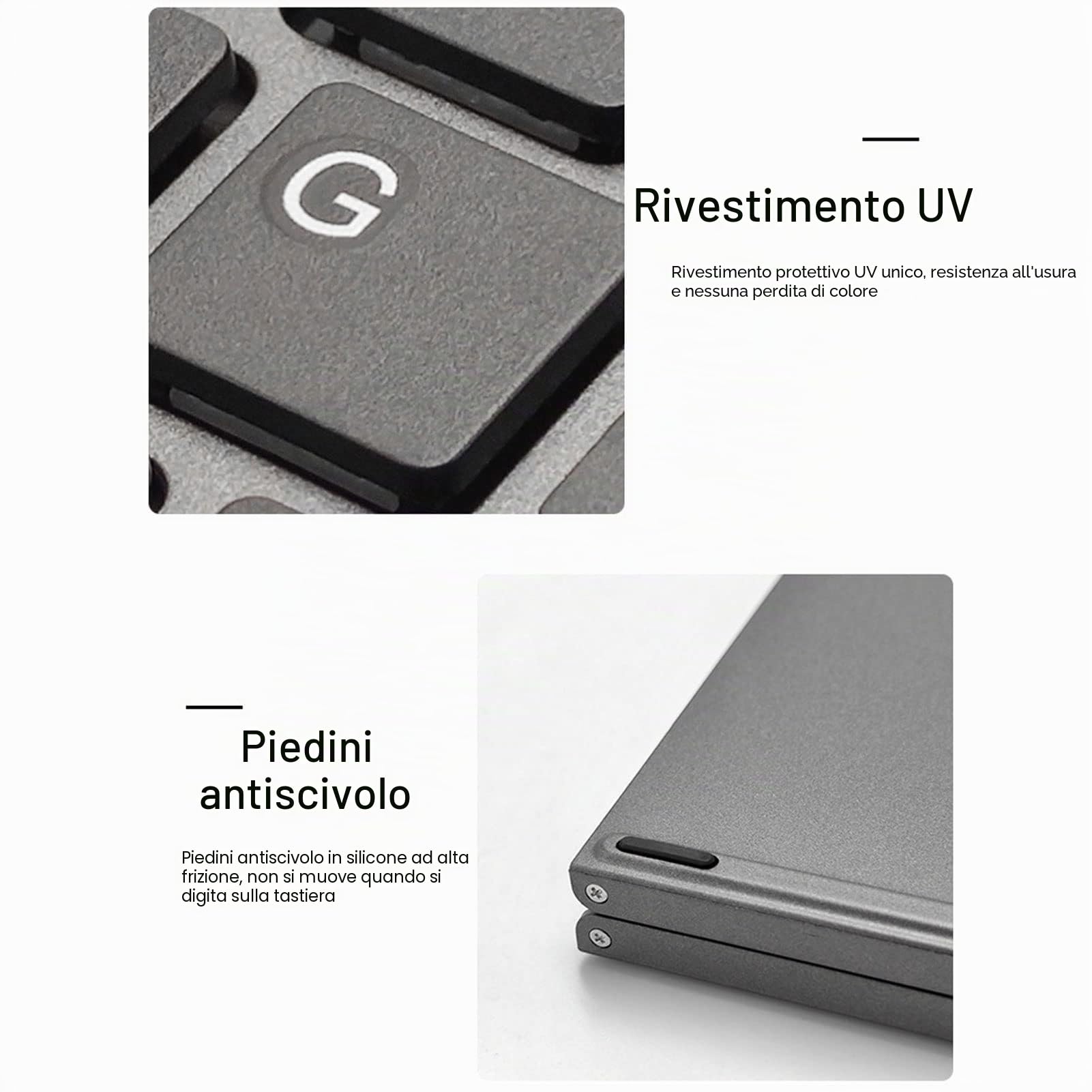 Bewinner Tastiera Bluetooth Pieghevole, Tastiera Wireless Portatile Pieghevole con Touchpad, Tastiera Wireless BT Ricaricabile Tramite USB per Tablet Smartphone Android Windows