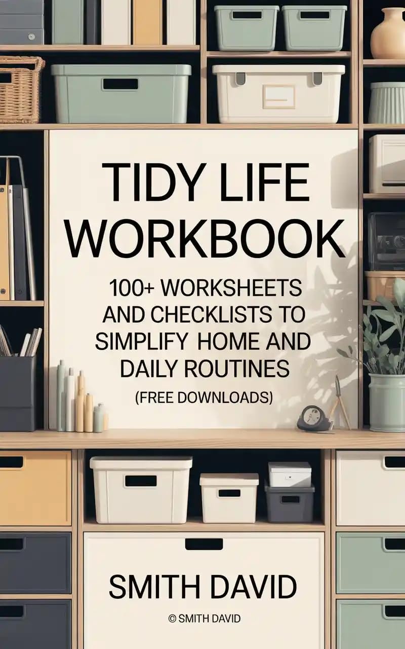 Tidy Life Workbook: 100+ Worksheets and Checklists to Simplify Home and Daily Routines (Free Downloads)