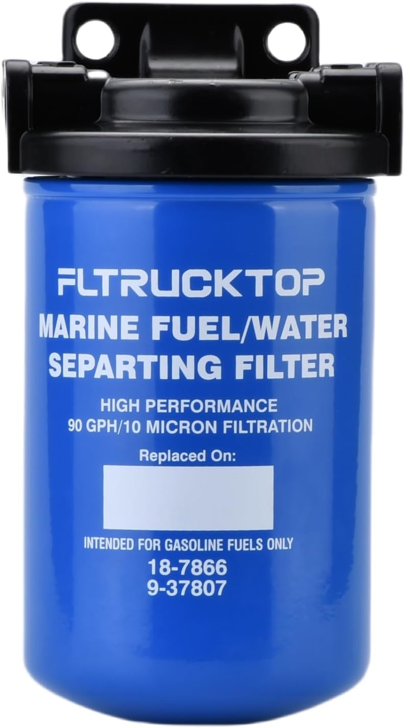 MAR-10MEL-00-00 Water Separator Filter 10 Micron with Filter Base for Yamaha MAR-FUELF-IL-TR Sierra 18-7866 Mallory 9-37807 Outboard Motors