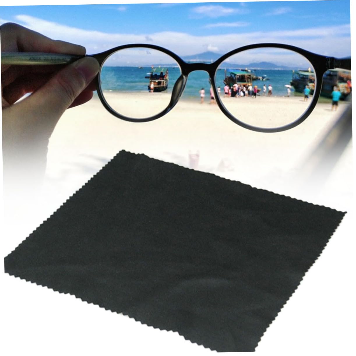 1000piezas Paño De Microfibra Para Gafas y Pantallas Limpieza Efectiva De Lentes y Dispositivos Móviles Material y Duradero