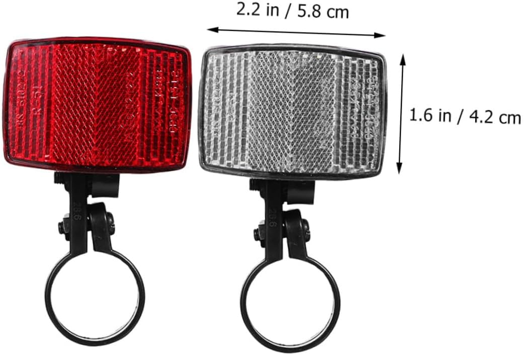 INOOMP Bicycle Reflector Bicycles Reflectors Reflector Front Lamp Rear Reflector Tool Bike Accessory Mountain