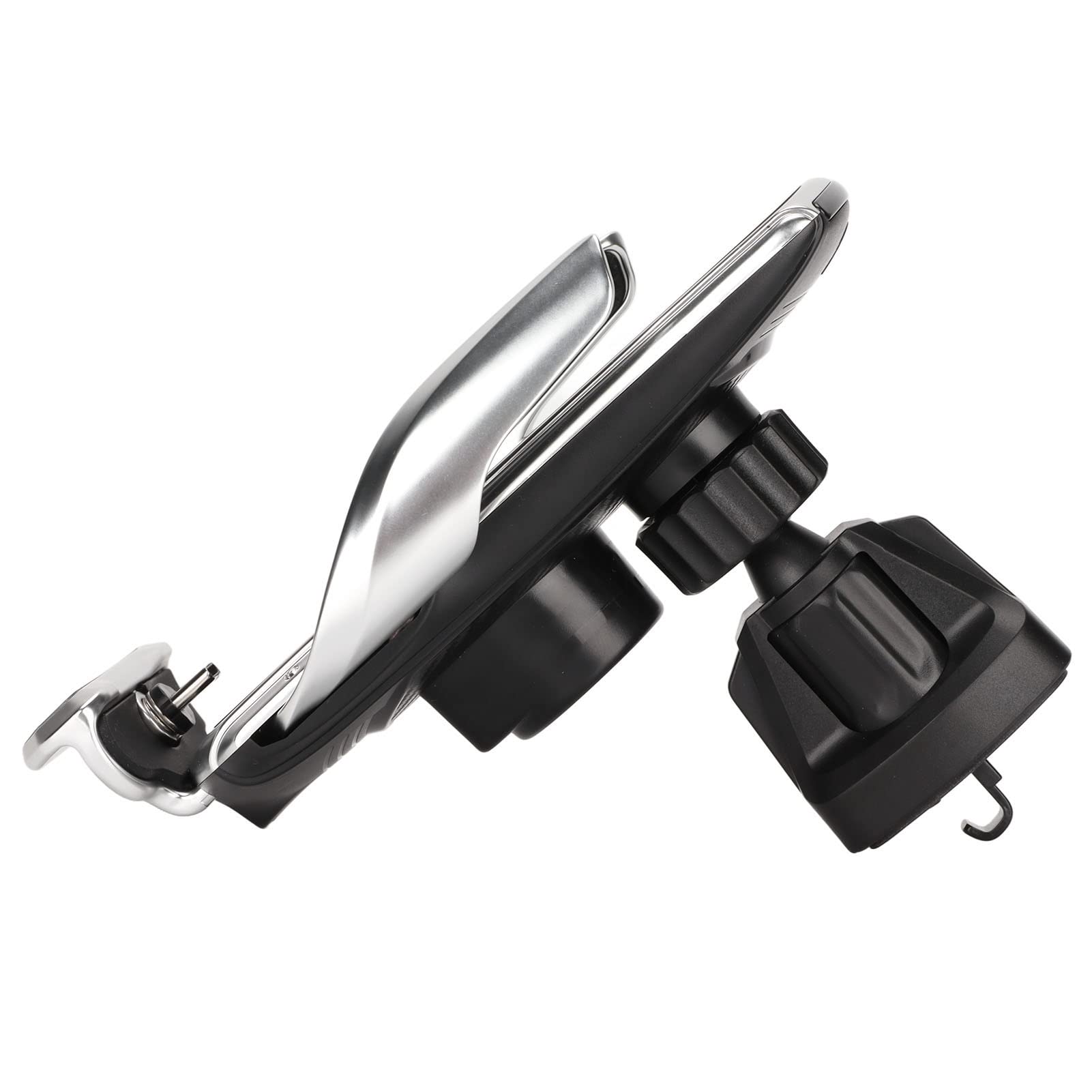 Caricabatteria da Auto Wireless da 15 W con Ricarica Rapida Smart Sensing per Supporto da Auto con Rotazione a 360° Argento (SILVER)