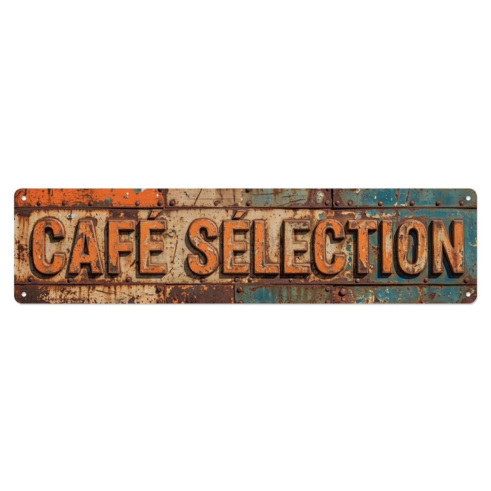 Coffee Selection Vintage Metal Tin Sign