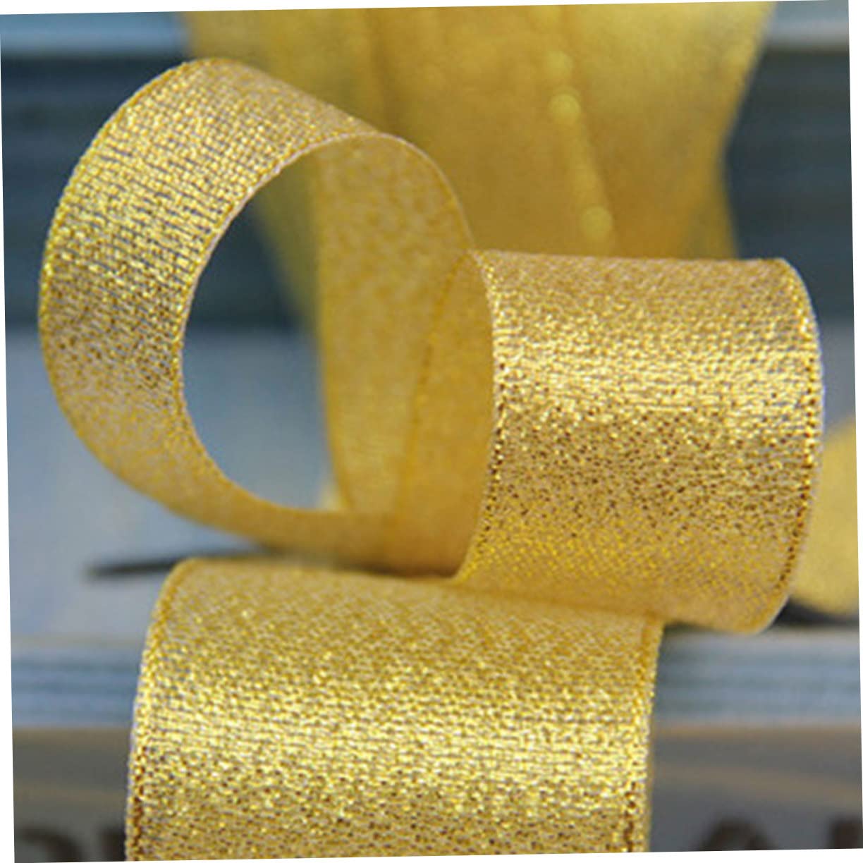 NUOBESTY 15rollen Glitzernde Polyesterbänder Für -projekte Für Geschenkverpackungen Party-dekorationen Und Blumenarrangements Robust Und Vielseitig Einsetzbar