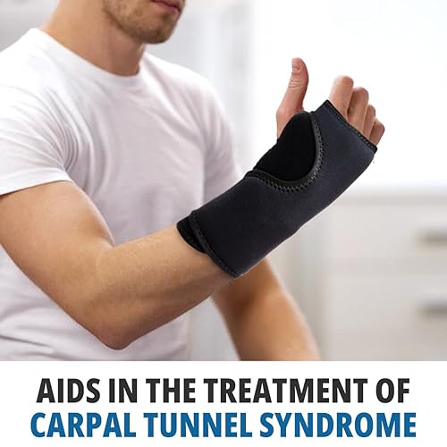 Miniatura 5 de Muñequera para túnel carpiano, extra comodidad para la noche, soporte de muñeca ajustable de noche con férulas para artritis, tendinitis, esguince,