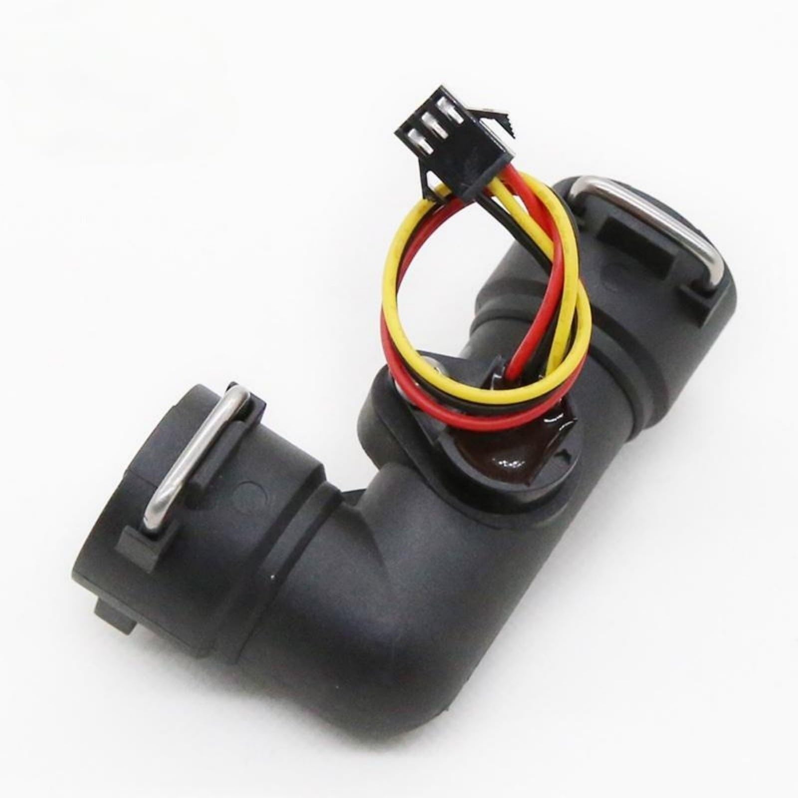 MKHQST Flowmeter 2pcs J-A6 L-shaped Hall-effect Water Flow Sensor For Gas Heaters 1/2-inch