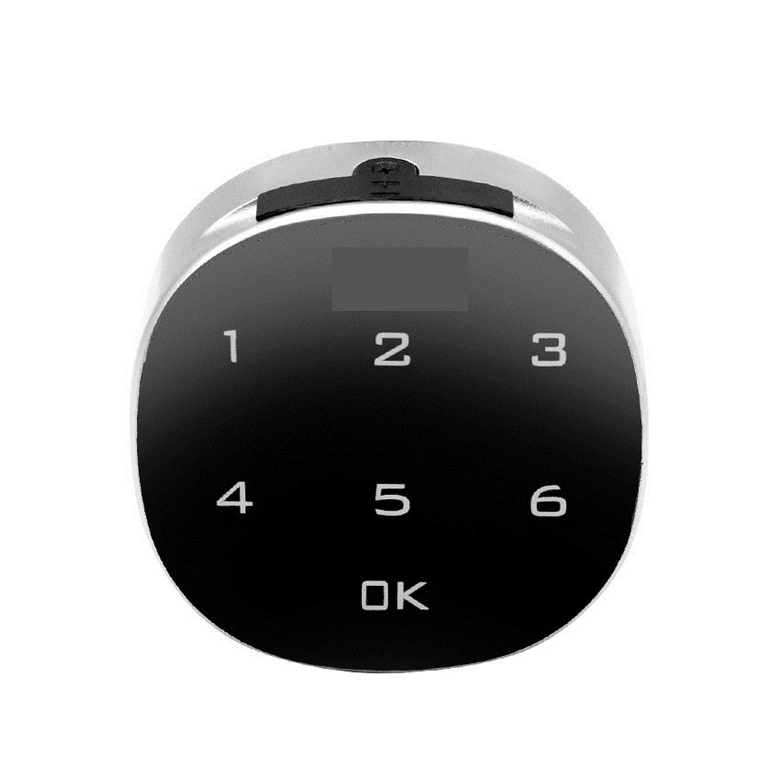 Pomo de puerta inteligente, Cerradura de huella digital Pantalla táctil seguridad Gabinete madera Teclado Cajón Oficina electrónica Manija de puerta de entrada sin llave(Password Version1,40mm)