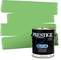 Vista 139 de PRESTIGE Pintura exterior e imprimación en uno, aloe, plano, 1 galón