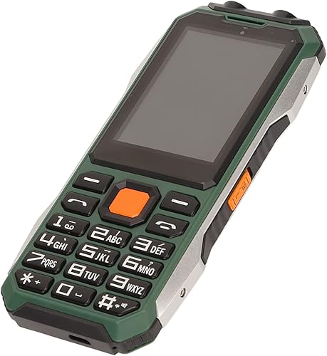 Teléfono celular 2G para personas mayores, teléfono resistente desbloqueado, doble SIM, batería de larga duración de 6800 mAh, pantalla HD de 2.4 disponible en Yaxa Peru