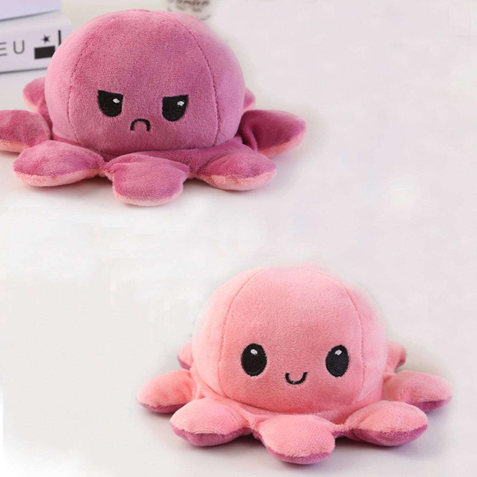 Amazon.co.jp: 創意タコのぬいぐるみの両面をめくって、八爪魚の 