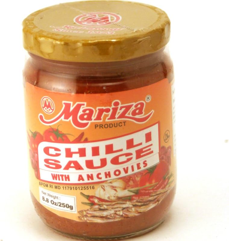 Sambal Ikan Asin (Chilli Sauce with Anchovies) - 8.8oz [Pack of 3]