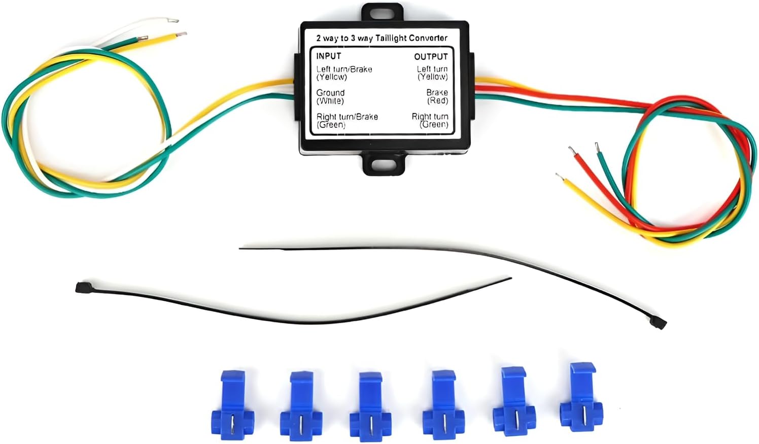2 to 3 Wire Tail Light Converter Harness Adapter