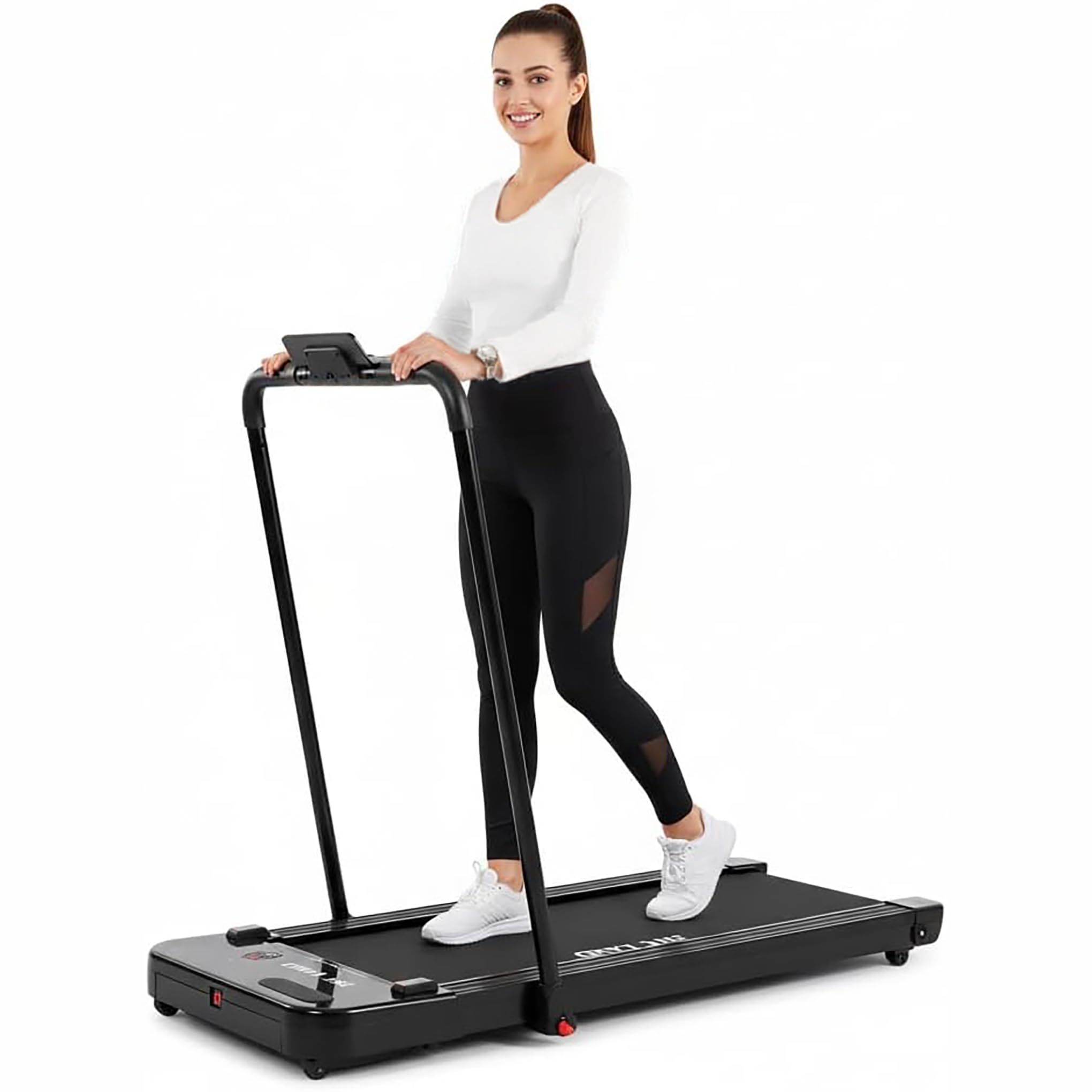 SKY LAND 2-in-1 Foldable Under Desk Treadmill, 2.5HP Walking Pad & Running Machine with Remote Control, Slim Compact Quiet Treadmill for Home, Office, Walking & Jogging Exercise EM-1294